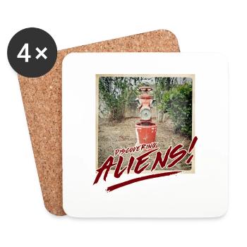 Étrangers 11 - Dessous de verre (lot de 4) - blanc - Devant