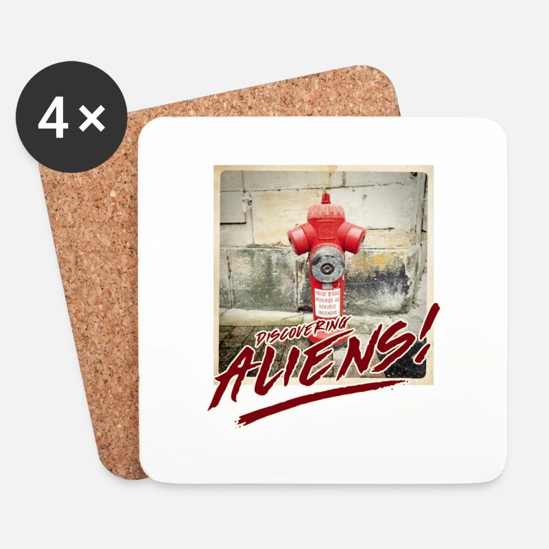 Aliens 18 - Coasters (set of 4) - white