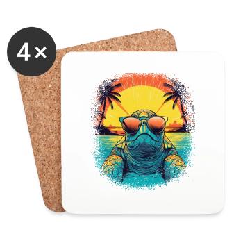 awesome gift idea present idea - Untersetzer (4er-Set) - Weiß - Vorne