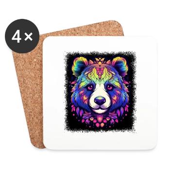 Present Idea Gift Ice Bear Jokes Statement Humor - Coasters (set of 4) - white - Front