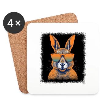 funny quotes animal welfare animal liberation - Coasters (set of 4) - white - Front
