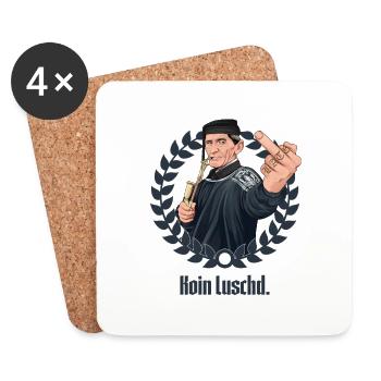 Rieser Grantler // Illustration - Untersetzer (4er-Set) - Weiß - Vorne