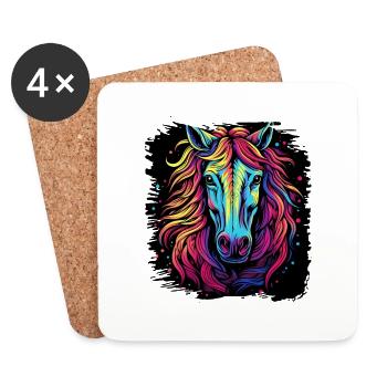 60s Gift Pride Present Birthday Humor Cool - Coasters (set of 4) - white - Front