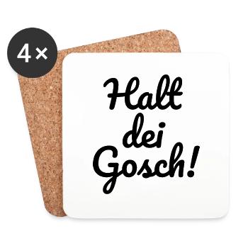Mannheim Monnem Mannheimat - Untersetzer (4er-Set) - Weiß - Vorne