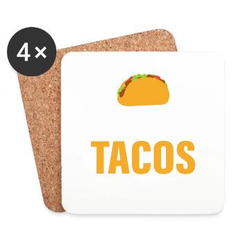 After This We're Getting Tacos #Transferday Egg IV - Coasters (set of 4) - white - Front