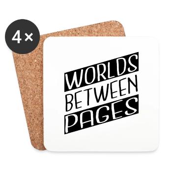 Escape Quotes BDAY Contemporary Literature - Coasters (set of 4) - white - Front