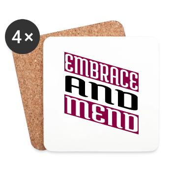 spiritual healing gift emotional healing - Coasters (set of 4) - white - Front