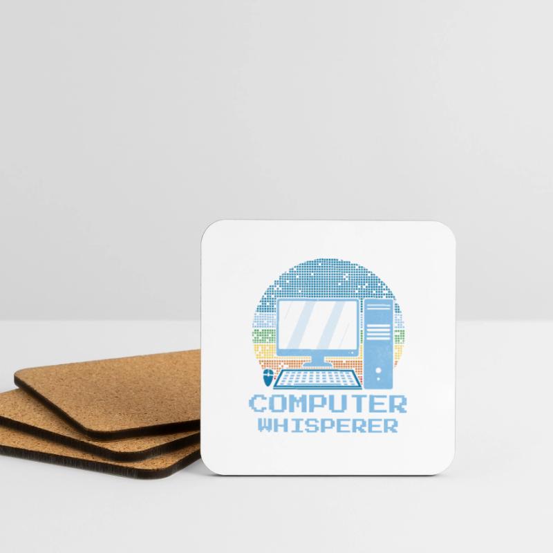 Computer Whisperer Computer Tech Support Untersetzer (4er-Set)