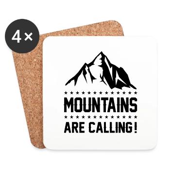 Berge Mountains - Coasters (set of 4) - white - Front