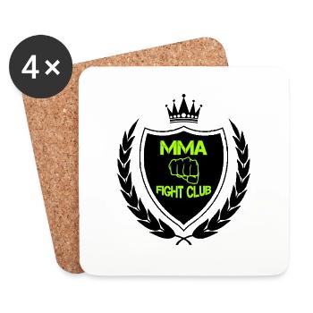 MMA Fight Club - Coasters (set of 4) - white - Front