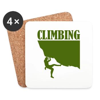 climbing - Untersetzer (4er-Set) - Weiß - Vorne