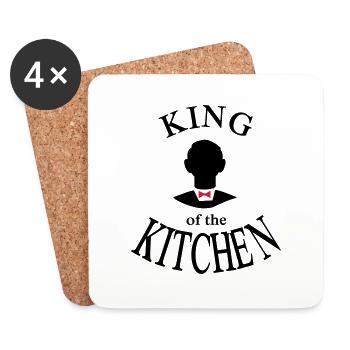 Küchenchef - Untersetzer (4er-Set) - Weiß - Vorne