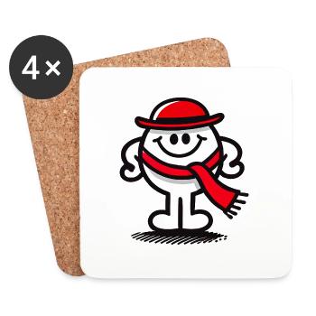 Feria - Coasters (set of 4) - white - Front