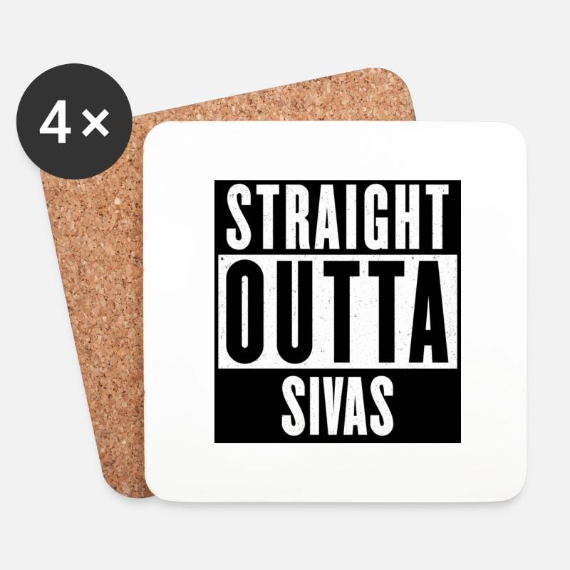 Sivas - Untersetzer (4er-Set) - Weiß