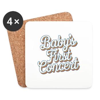 Baby's First Concert 20 - Untersetzer (4er-Set) - Weiß - Vorne