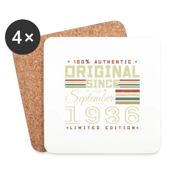 September 1986 September 39th Anniversary Limited Edition - Coasters (set of 4) - white - Front