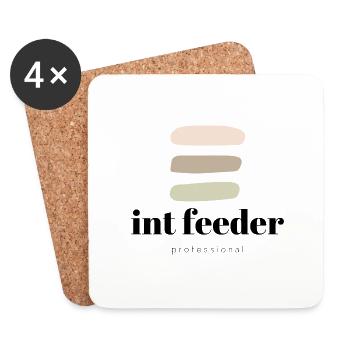 int feeder - Untersetzer (4er-Set) - Weiß - Vorne