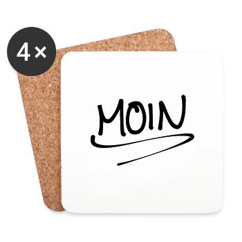 Moin - Untersetzer (4er-Set) - Weiß - Vorne