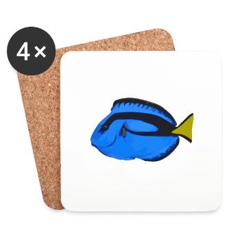 Pallets Doctorfish - Coasters (set of 4) - white - Front