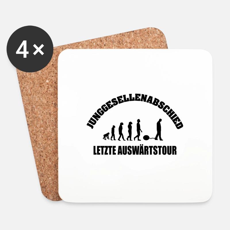 JGA - Untersetzer (4er-Set) - Weiß