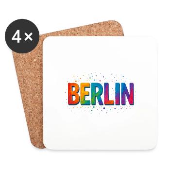 BERLIN - Coasters (set of 4) - white - Front