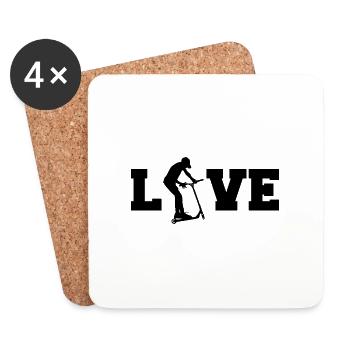 freestyle scooter - Coasters (set of 4) - white - Front