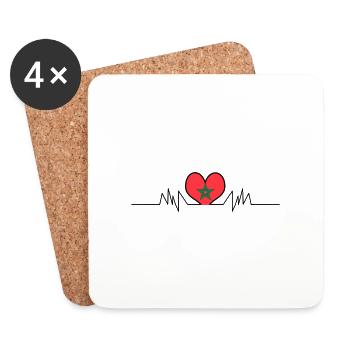 Morocco - Coasters (set of 4) - white - Front