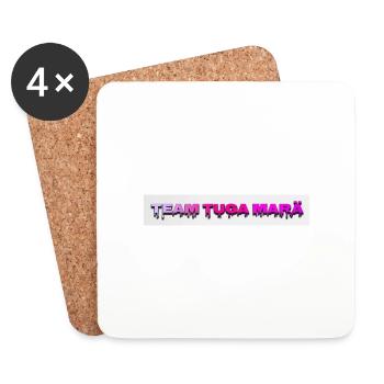 TeamTugaMarä White - Coasters (set of 4) - white - Front