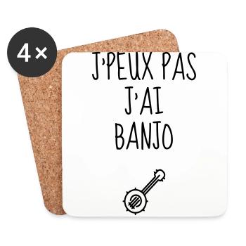 Banjo - Music - Musik - Musique - Coasters (set of 4) - white - Front