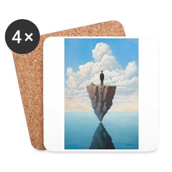 Loneliness - Coasters (set of 4) - white - Front