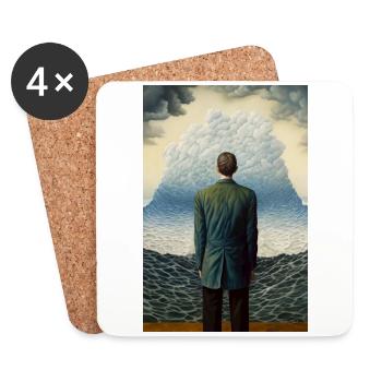 Ensemble - Dessous de verre (lot de 4) - blanc - Devant