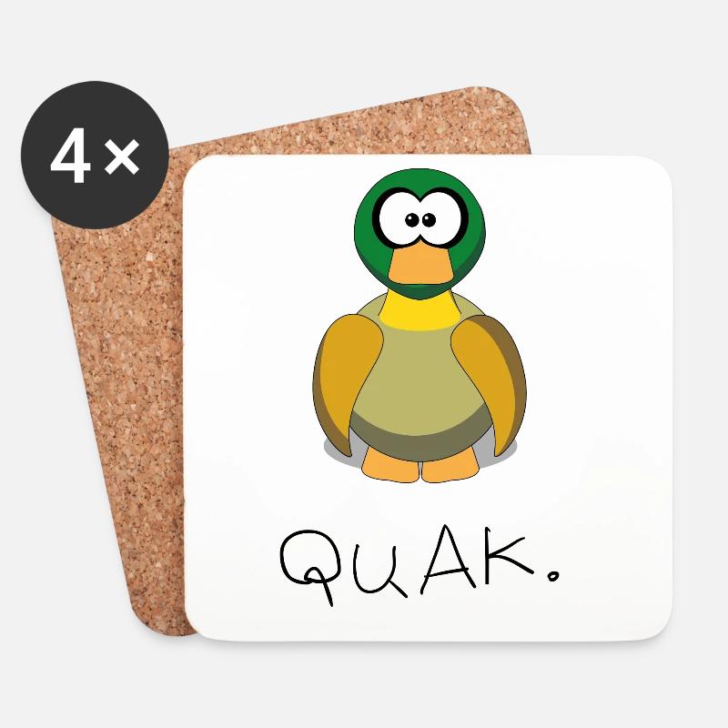 Quak - Untersetzer (4er-Set) - Weiß