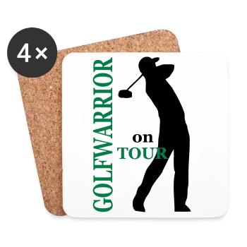 Golf - Untersetzer (4er-Set) - Weiß - Vorne