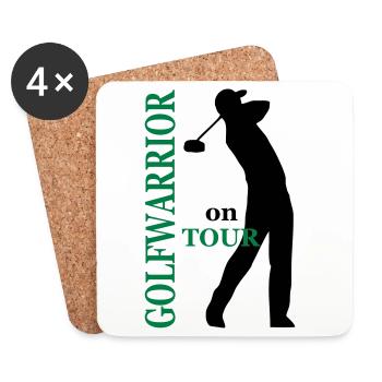 golf - Coasters (set of 4) - white - Front