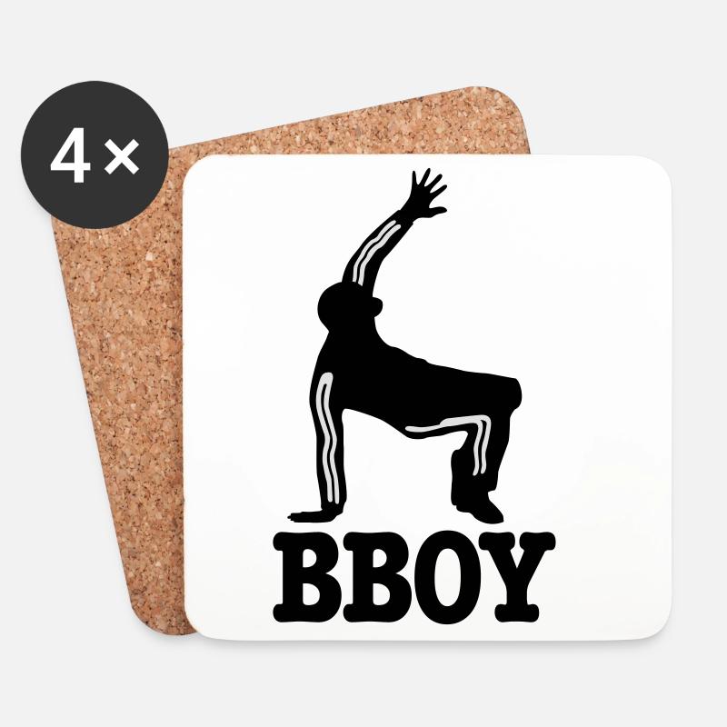 bboy - Untersetzer (4er-Set) - Weiß
