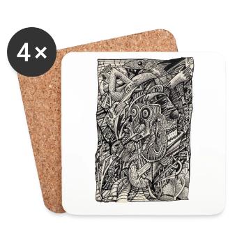 Jonah Complex - Coasters (set of 4) - white - Front