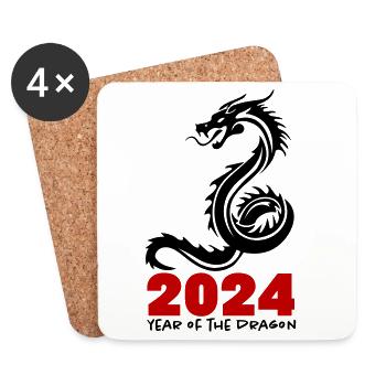 2024 - Coasters (set of 4) - white - Front
