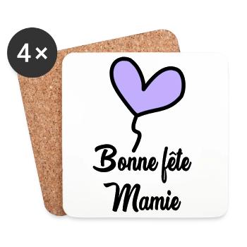 GRANNY. MOTHER'S DAY - Coasters (set of 4) - white - Front