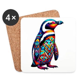 Penguin - Coasters (set of 4) - white - Front