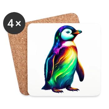 Penguin - Coasters (set of 4) - white - Front