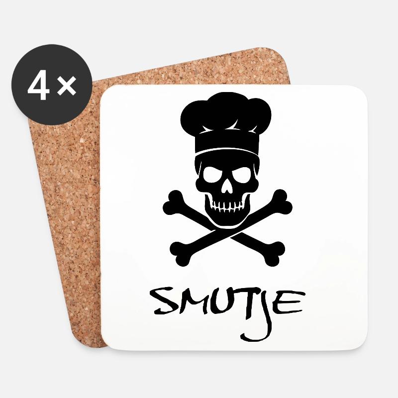 Smutje - Untersetzer (4er-Set) - Weiß