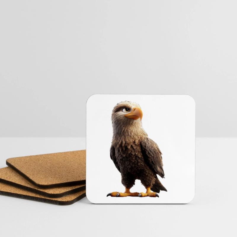 Eagle Bald Eagle Golden Eagle White-tailed Eagle Coasters (set of 4)