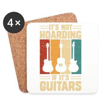 Guitarist Guitars - Coasters (set of 4) - white - Front