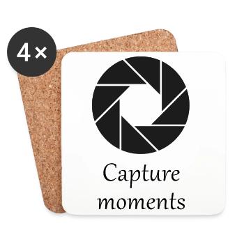 Capture moments - Coasters (set of 4) - white - Front