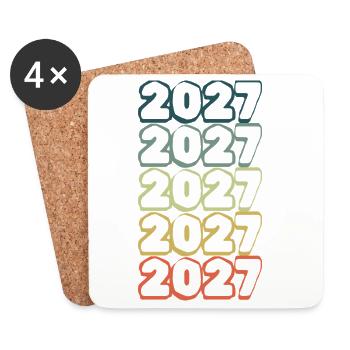 2027 - Untersetzer (4er-Set) - Weiß - Vorne