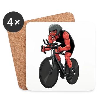 Vélo de route Vélo Vélo Sport Vélo VTT - Dessous de verre (lot de 4) - blanc - Devant