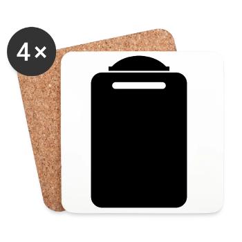 Chopping board - Coasters (set of 4) - white - Front