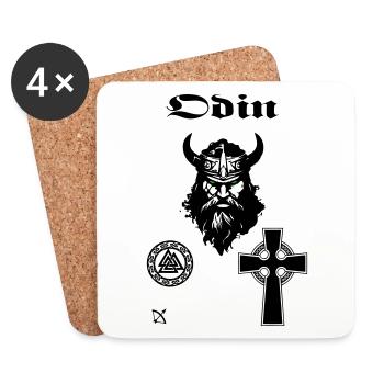 Odin 1 - Untersetzer (4er-Set) - Weiß - Vorne