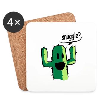 snuggle - Coasters (set of 4) - white - Front