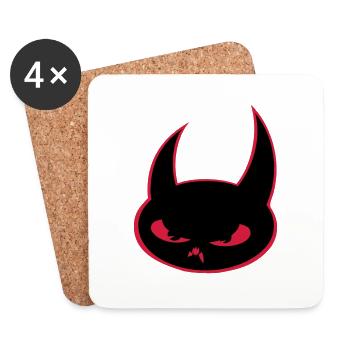 Devil - Coasters (set of 4) - white - Front